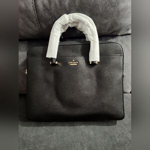 Kate Spade Black Laptop Bag for New With Defect 14" W *11" H * 2"